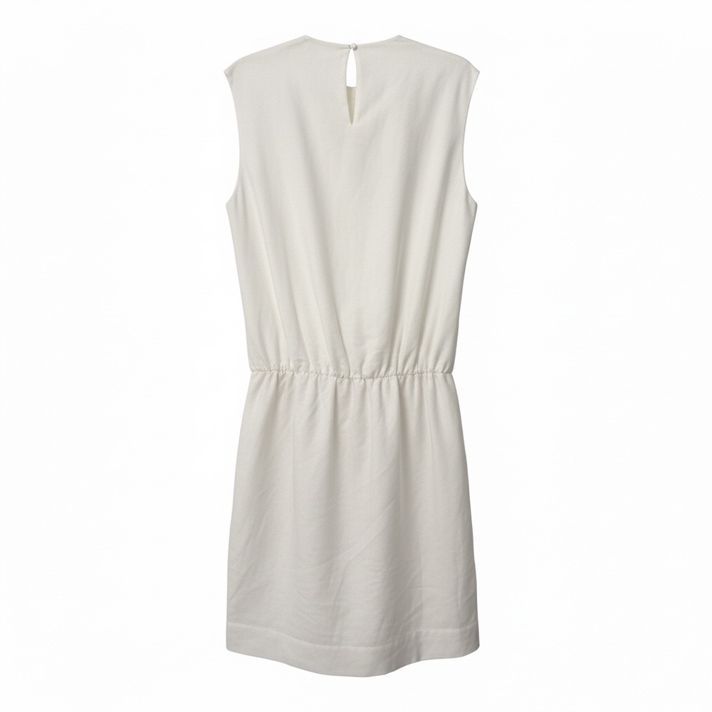 Robert Rodriguez Cotton Silk Dress Ivory Size 8 Quiet Luxury Minimalist Bridal - Picture 4 of 9